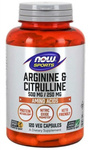 NowFoods Arginine & Citrulline 120 caps