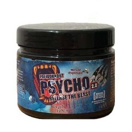 Muscle Attack Psycho Pre Workout, 1kg, Non prescription