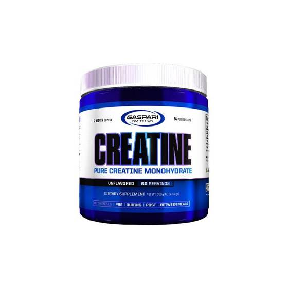 Gaspari Nutrition Pure Creatine Monohydrate, 5g of Pure Creatine, Boost  Muscle and Size (Unflavored, 60 Servings)