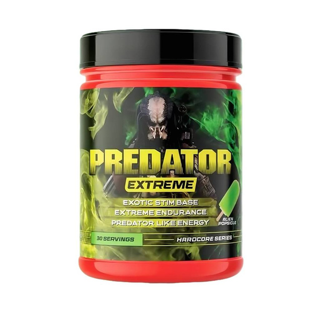 Predator Extreme 330g Hardcore Series preworkout with DMHA bodyshock.pro