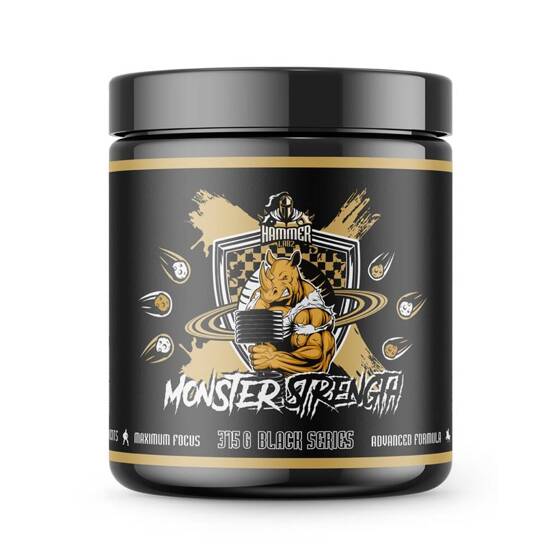 Hammer Monster Strength 375g preworkout with DMHA bodyshock.pro