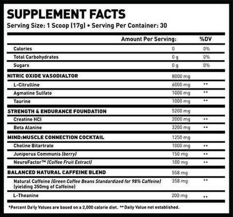 Man Sports Game Day 510g Performance Pre Workout Shop Bodyshock Pro