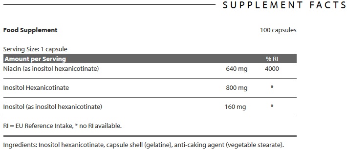 No Flush Niacin 100 Caps